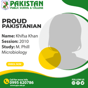 Khisfa - Alumni Proud Pakistanian - Pakistan Public School - Best School in Haripur